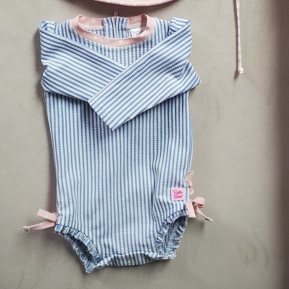 Rufflebutts Swimsuit and Hat